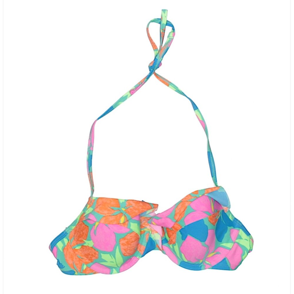 Aerie teal bikini top